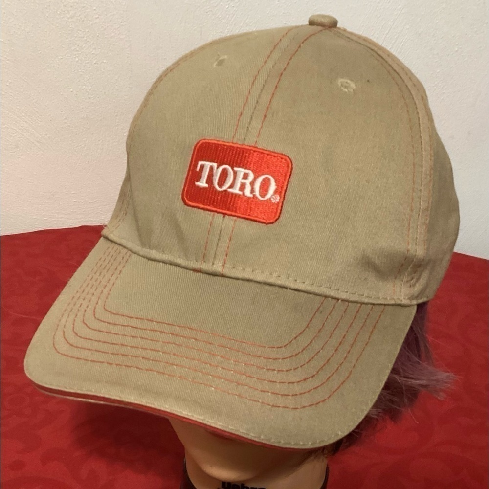 TORO Landscape Equipment Ball Cap Tan Logo Hat Western PA Lawn Mowing Mower New!